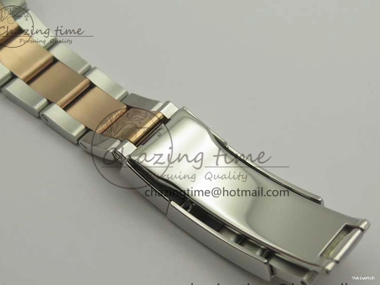 SS A2836 Dial Brown VRF Bracelet Best on SS RG 1:1 Yacht-Master 116621 Edition 0126